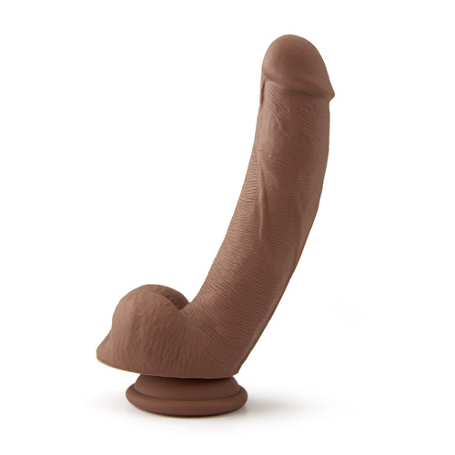 Pathfinder - silicone realistic dildo with balls and suction cup