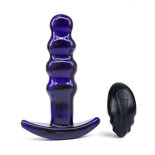 Vibro glass plug - vibrating butt plug