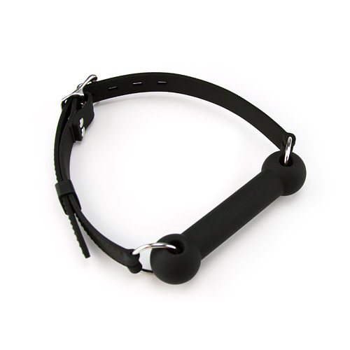 Silicone bone gag - headgear