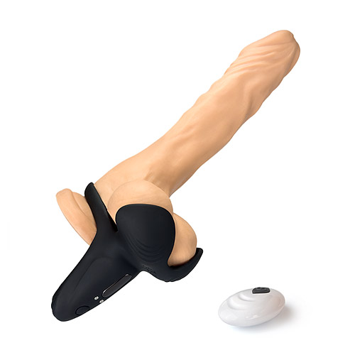 Pleasure enhancer - testicle vibrator