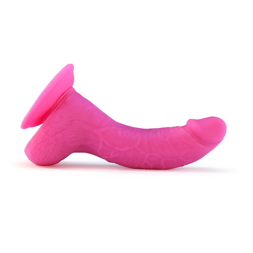 Eden lover G skin like realistic dildo 7.5" - silicone realistic dildo with balls and suction cup