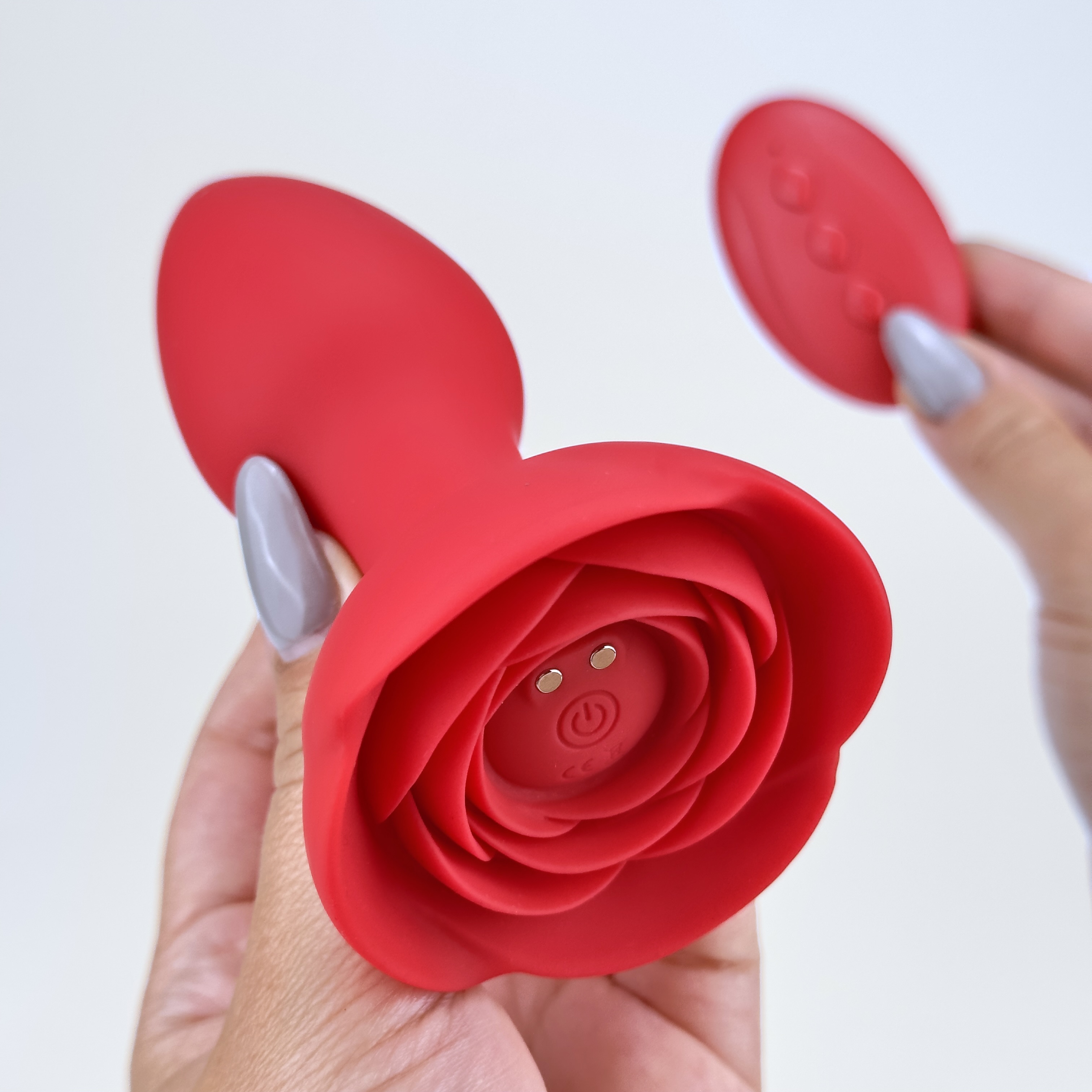 Rose vibrating plug - rose anal vibrator