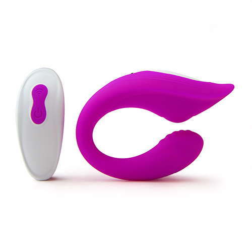 Bon curl - remote control c-shape vibe for couples