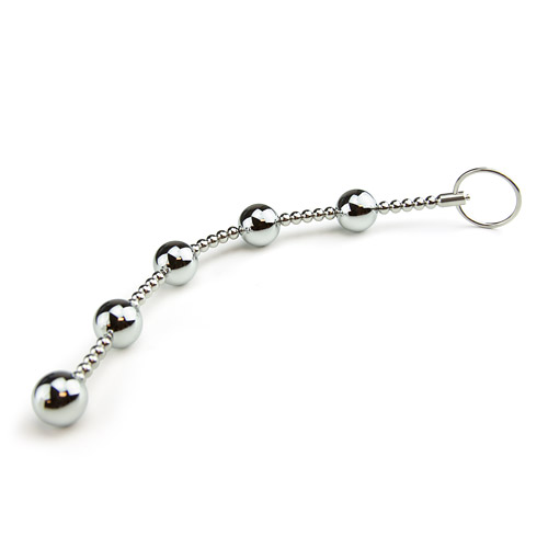 Steel pearls - metal anal beads
