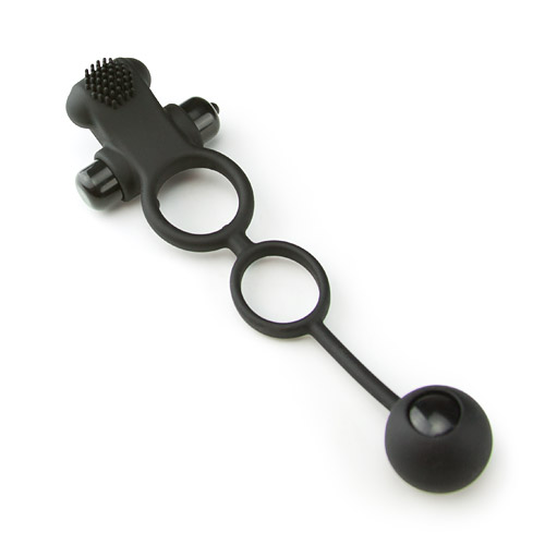 Pleasure maximizer - vibrating ring with clit and anal stimulators