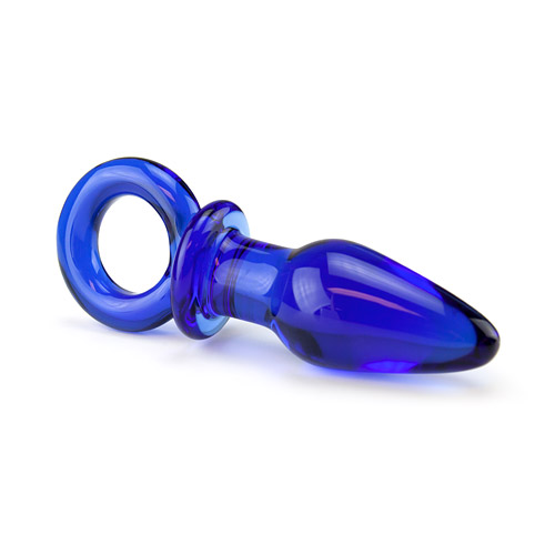 Cobalt - glass butt plug