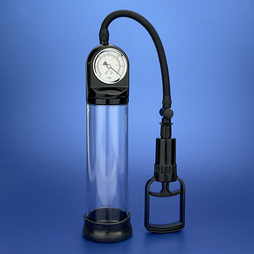 Size up with gauge - penis pump