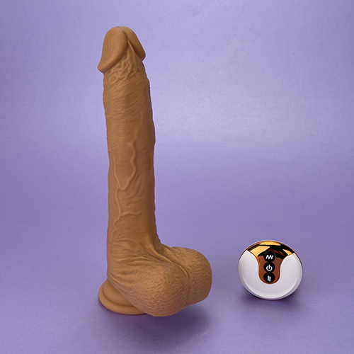 Riding thruster - thrusting dildo vibrator