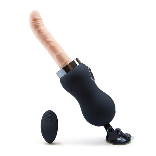 G-spot lover sex machine - thrusting vibrator with suction cup
