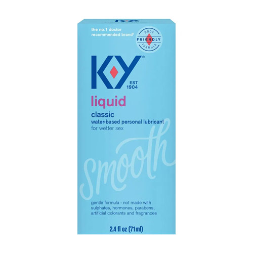 K-Y liquid lubricant - water-based lubricant