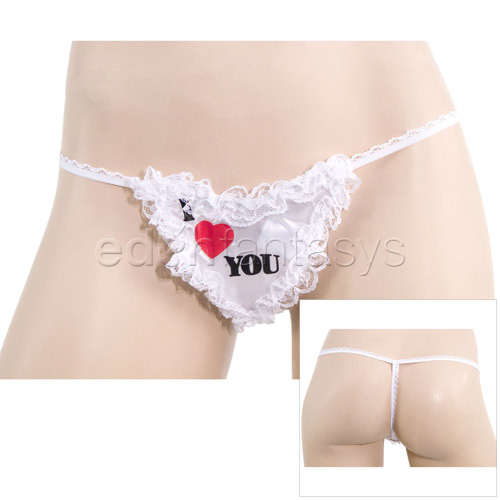 I love you g-string - panties discontinued