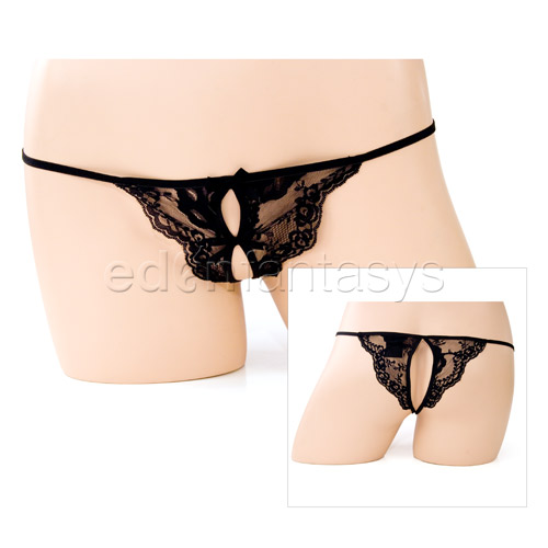 Lace crotchless panty - sexy panty discontinued