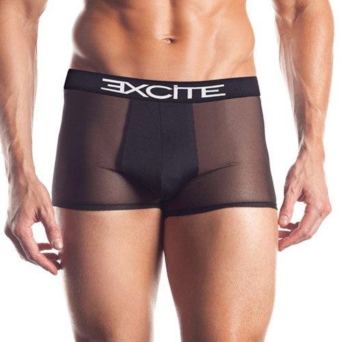 Mesh boxer with logo waistband - briefs discontinued