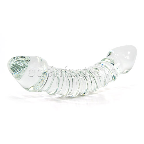 Swirled double dong - glass g-spot shaft discontinued