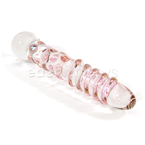 Gold multi-textured love wand - glass dildo discontinued