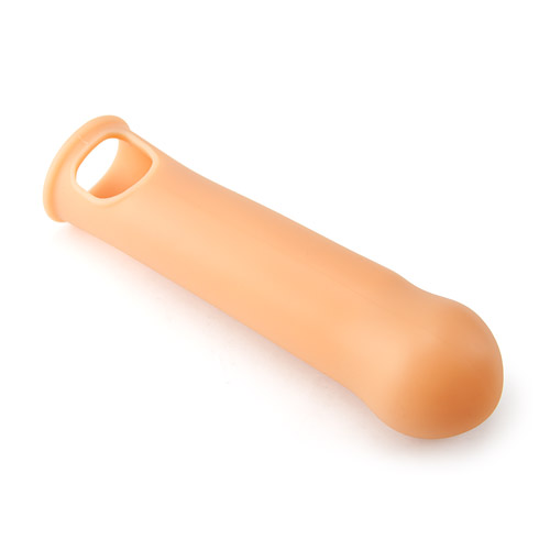 G-spot exciter penis extension - realistic penis extension with support ring