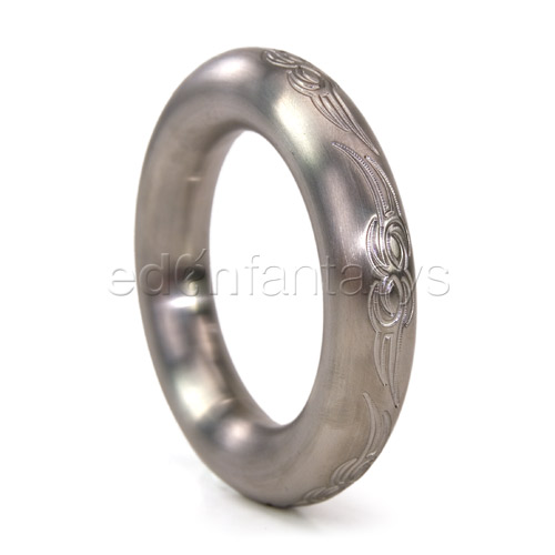 Omega engraved - cock ring