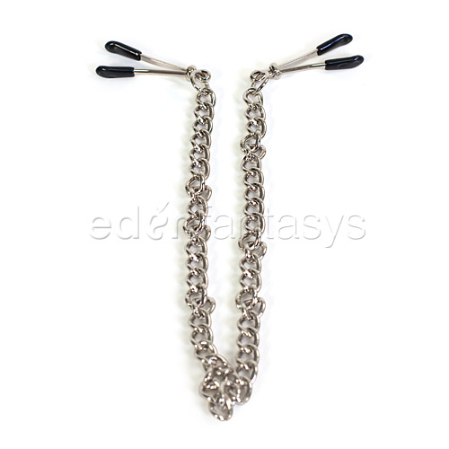 Wide tweezers with chain - nipple clamps discontinued