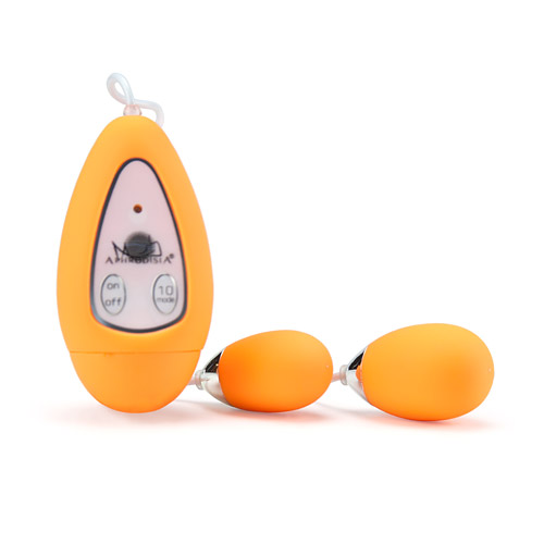 Duet - dual egg vibrator with control