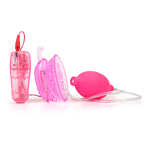Pleasure pump butterfly - clitoral stimulator