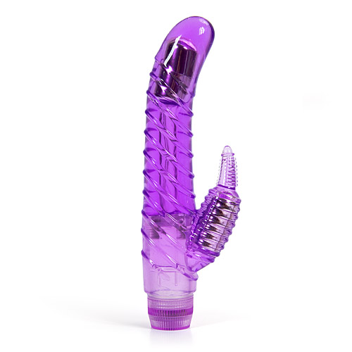 Crystal laced G dual waterproof vibrator - sex toy