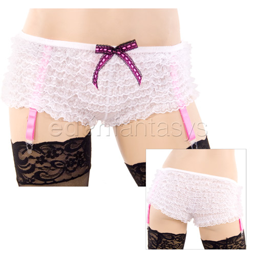 Garter ruffle panty - sexy panty discontinued
