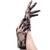 Wrist length lace gloves