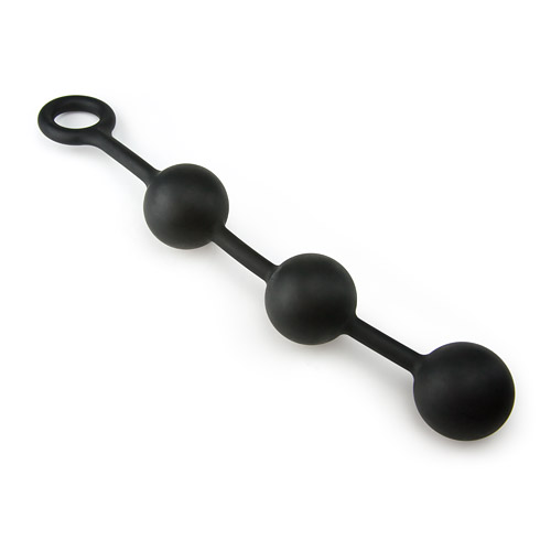 Colossal silicone anal beads - sex toy