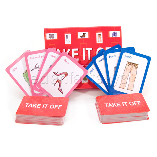 Take it off - adult game discontinued