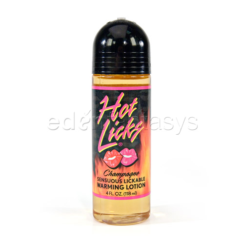 Sensuous lickable warming lotion - lubricant discontinued