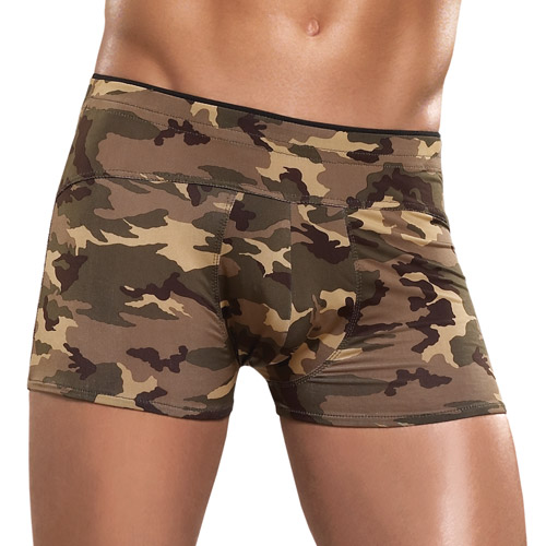 Camo panel short - shorts discontinued
