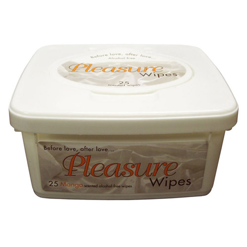 Pleasure wipes tub - wipes discontinued