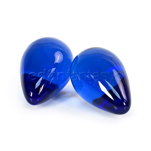 Premium glass large eggs - exerciser for vaginal muscles