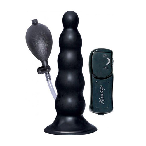 Ram inflatable vibrating anal expander - vibrating inflatable butt plug