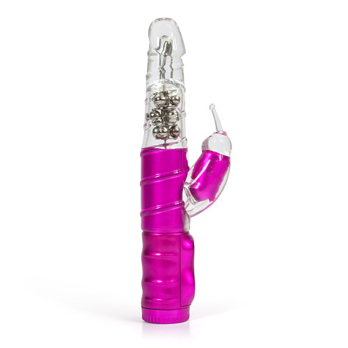 Clit tingler climax lover - rabbit vibrator with rotating beads
