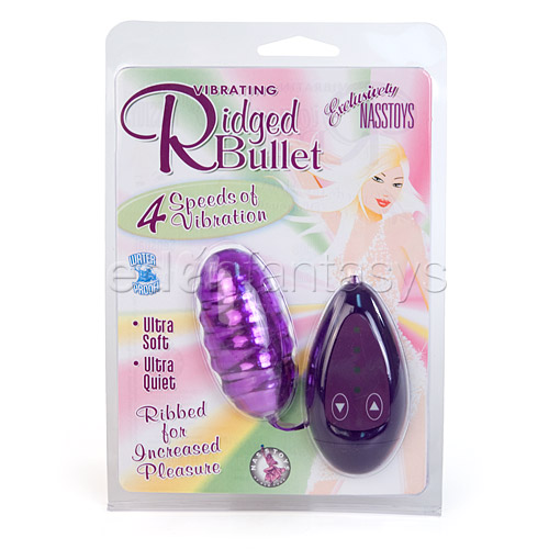 Ridged bullet - bullet vibrator