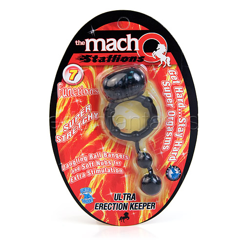 The Macho Stallions ultra erection keeper - cock ring discontinued