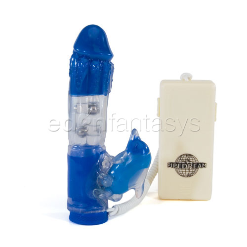 Blue dolphin - rabbit vibrator