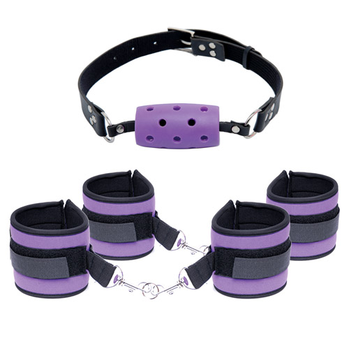 Fetish fantasy purple pleasure set - bdsm kit discontinued