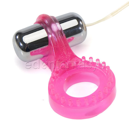Cock ring and egg - vibrating penis ring