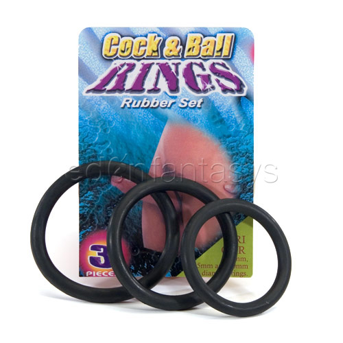 Cock & ball rubber rings - cock ring discontinued