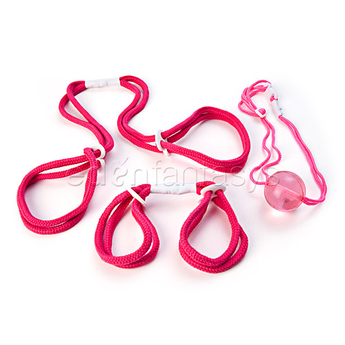 Fetish Fantasy rope cuff set - wrist and ankle cuffs  discontinued