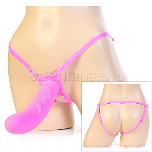 Fetish Fantasy Elite 8" hollow strap-on - harness and dildo set discontinued
