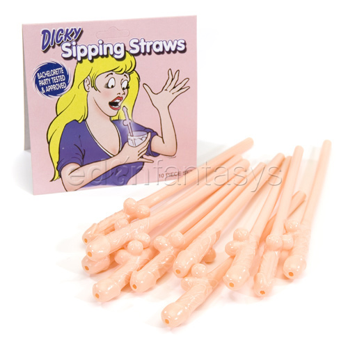 Dicky sipping straws - gags discontinued