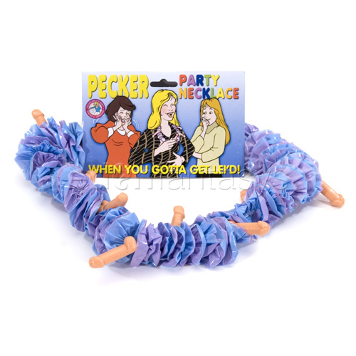 Pecker party necklace - gags discontinued