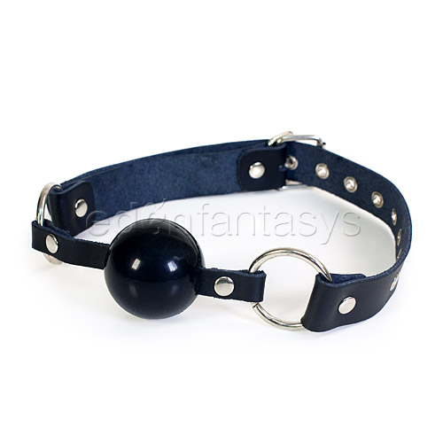 Leather ball gag - mouth gag discontinued