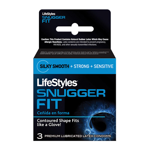 Lifestyles snugger fit 3 pack - ultra-thin condoms
