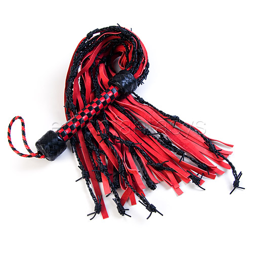 Gated barbed wire flogger - whip discontinued