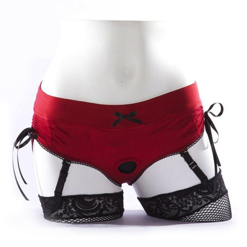 Sasha harness red - panty harness discontinued