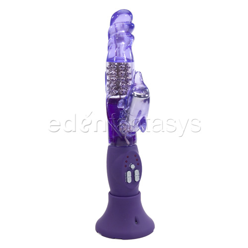 Rechargeable beaded dolphin - g-spot rabbit vibrator discontinued
